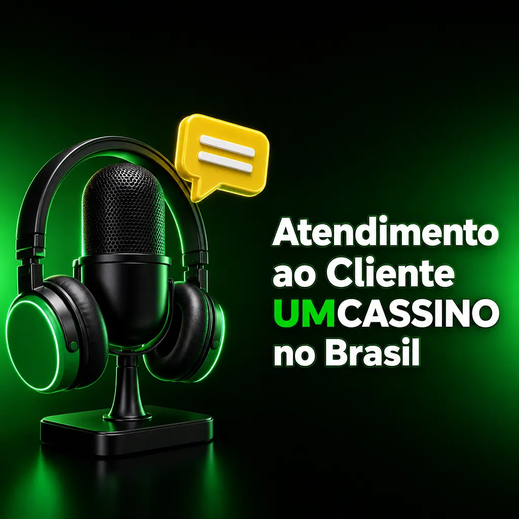 Equipe de suporte ao cliente da UMCASSINO