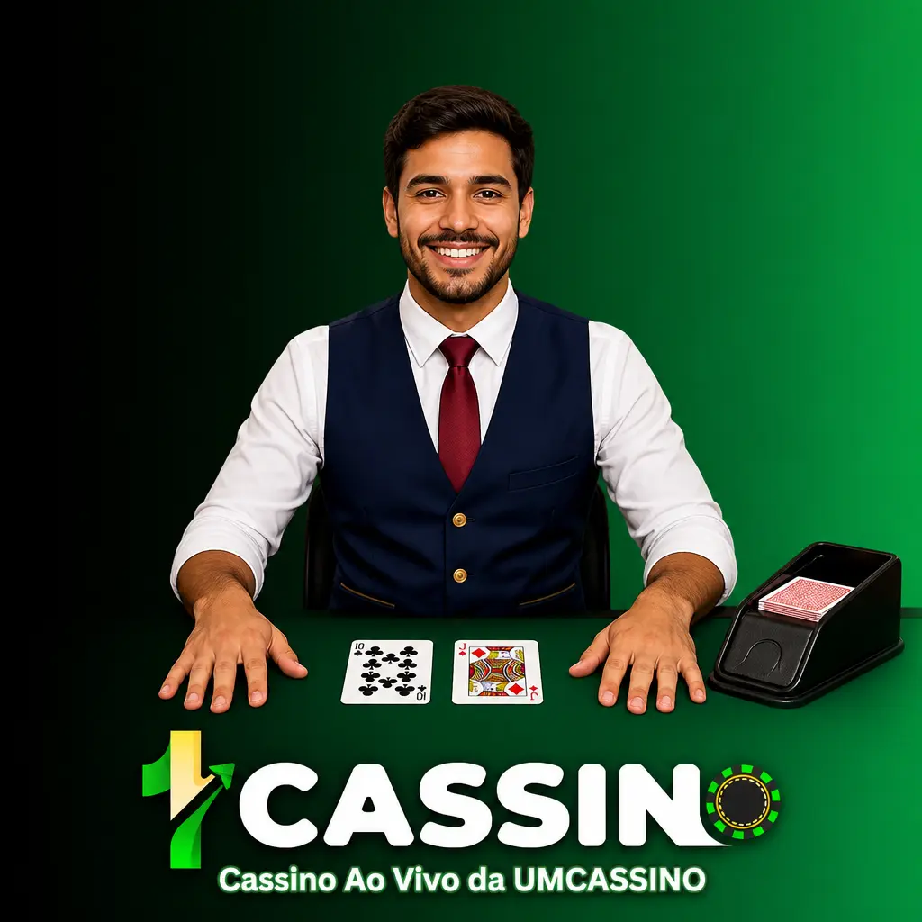 Mesa de cassino ao vivo da UMCASSINO com dealer profissional