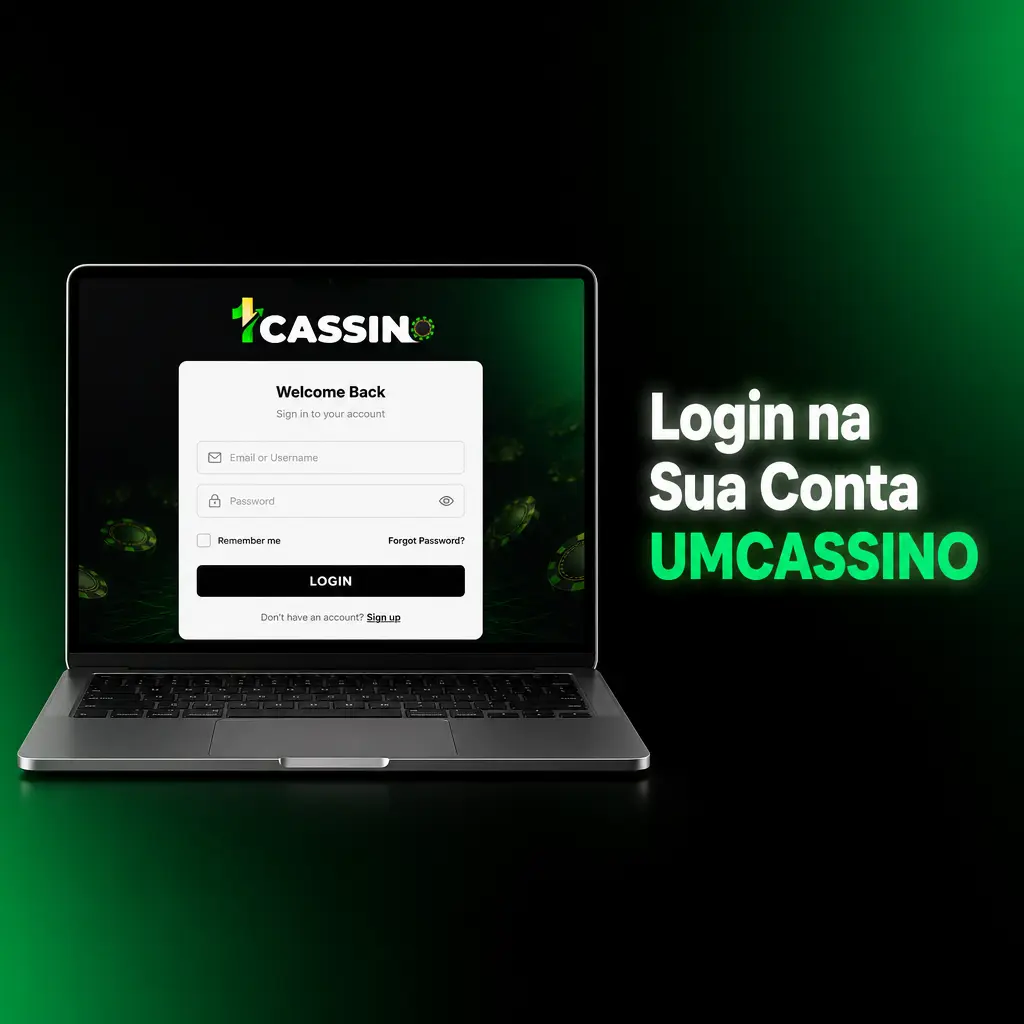 Tela de login da UMCASSINO