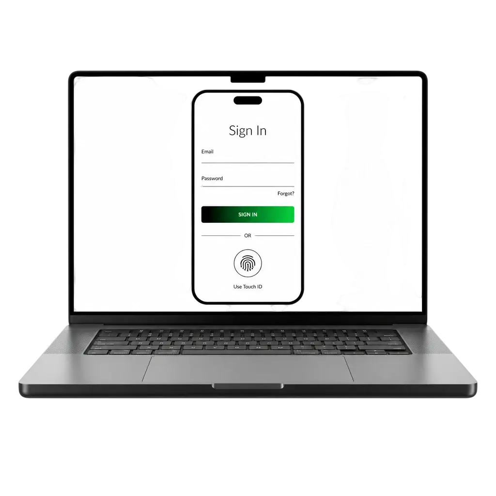 Tela de login da UMCASSINO no site e aplicativo