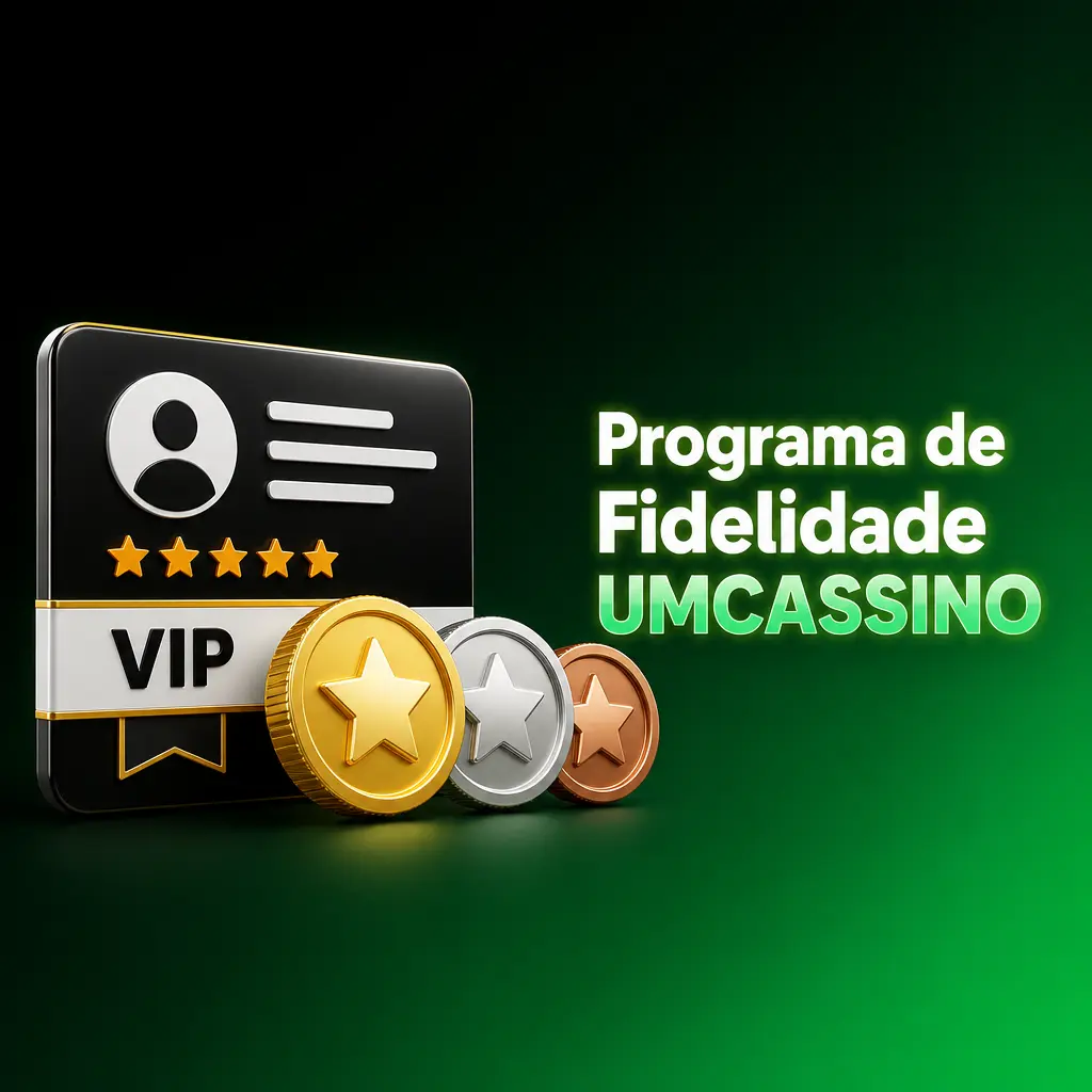 Programa de fidelidade UMCASSINO com níveis Bronze, Prata, Ouro e Diamante