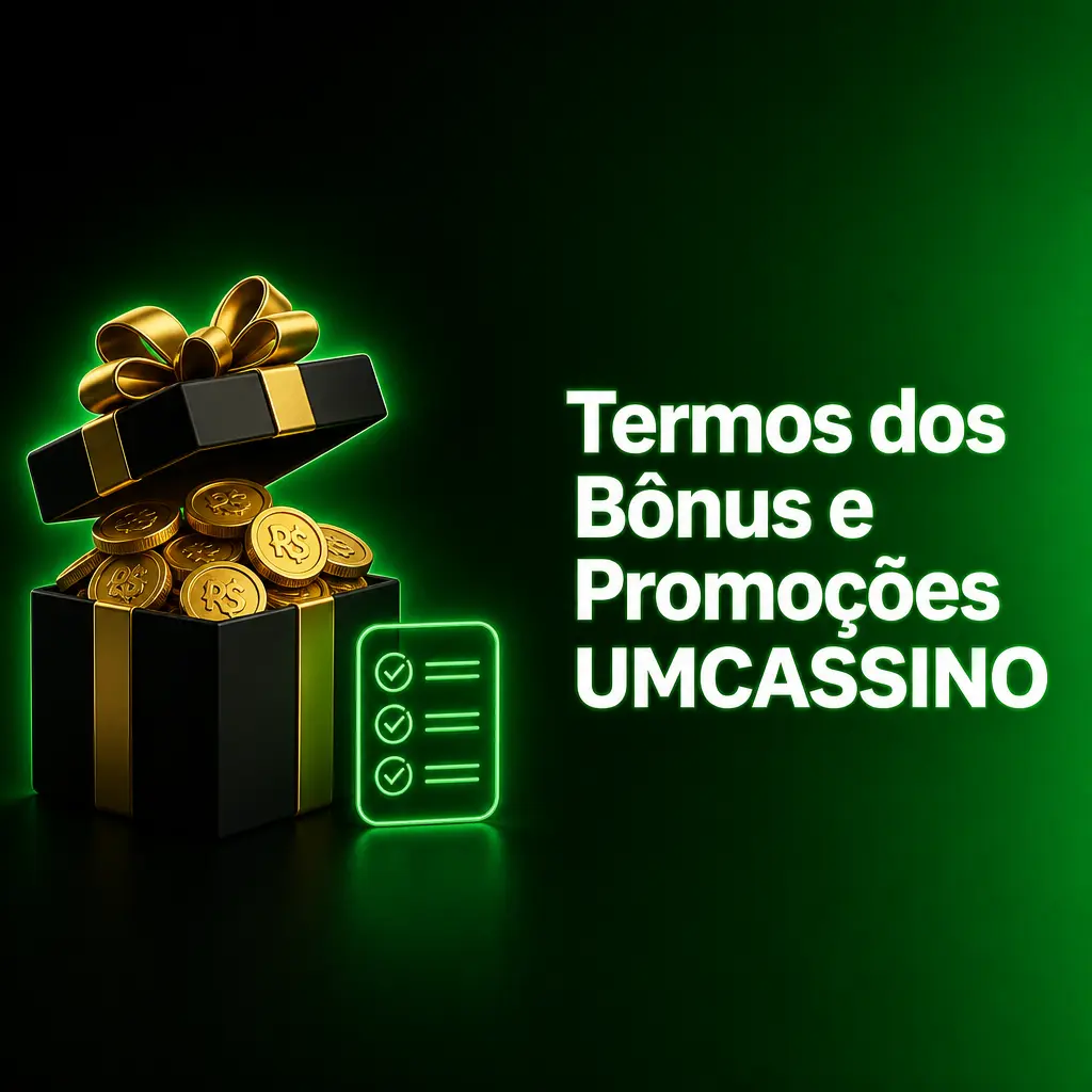 Termos dos bônus e promoções UMCASSINO