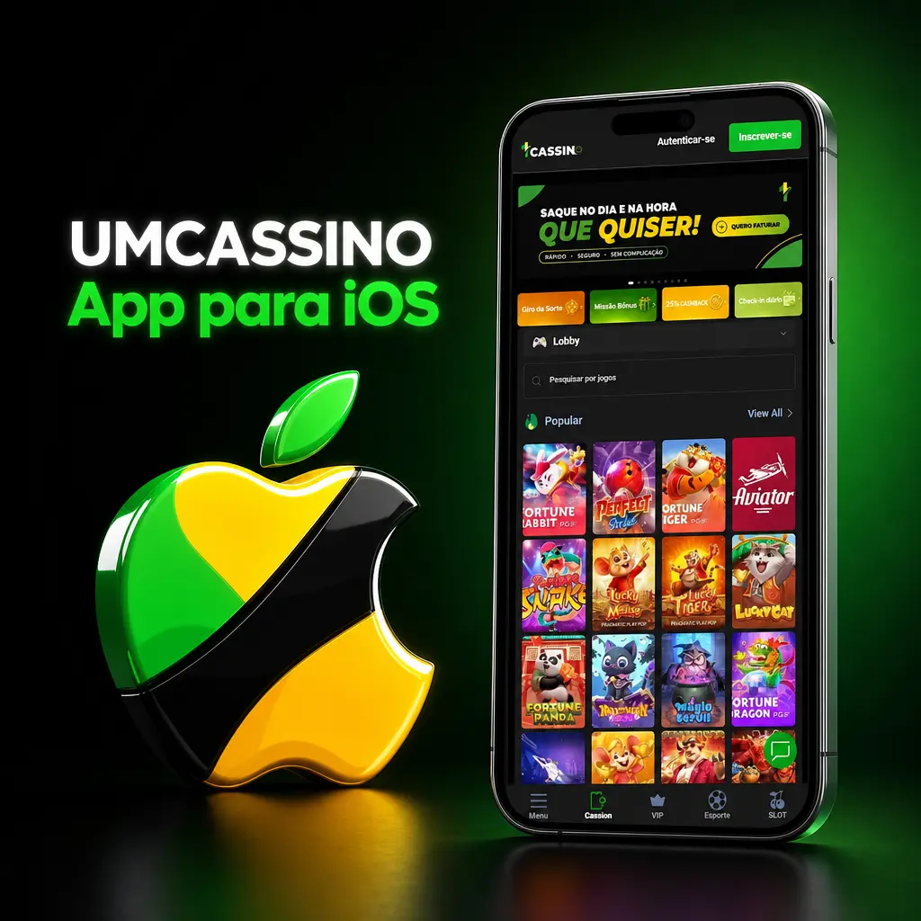 UMCASSINO app para iOS em iPhone e iPad