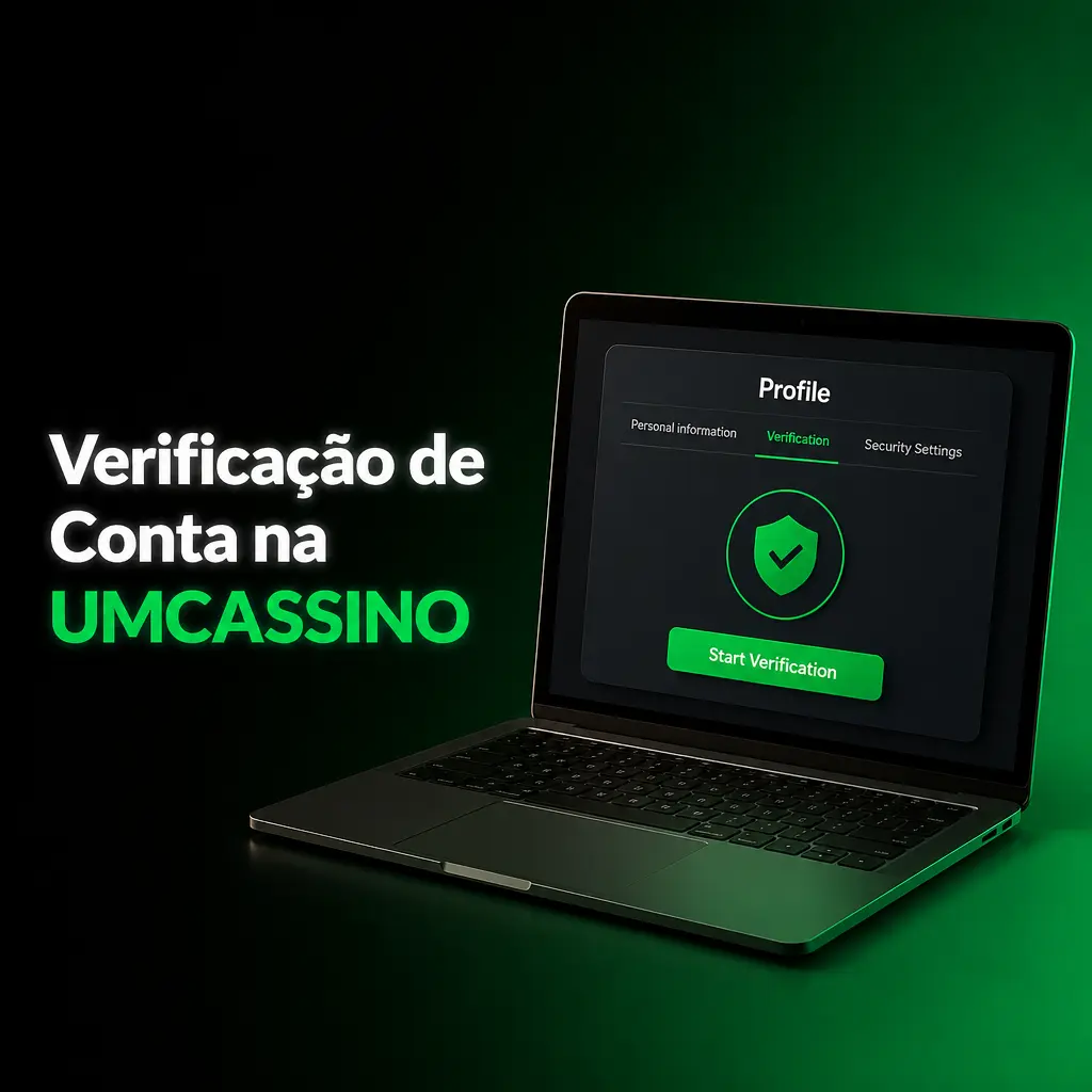 Tela de verificação de identidade na UMCASSINO